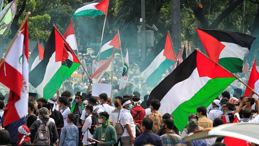 Tổng thống Indonesia tìm kiếm sự ủng hộ đối với kế hoạch Palestine